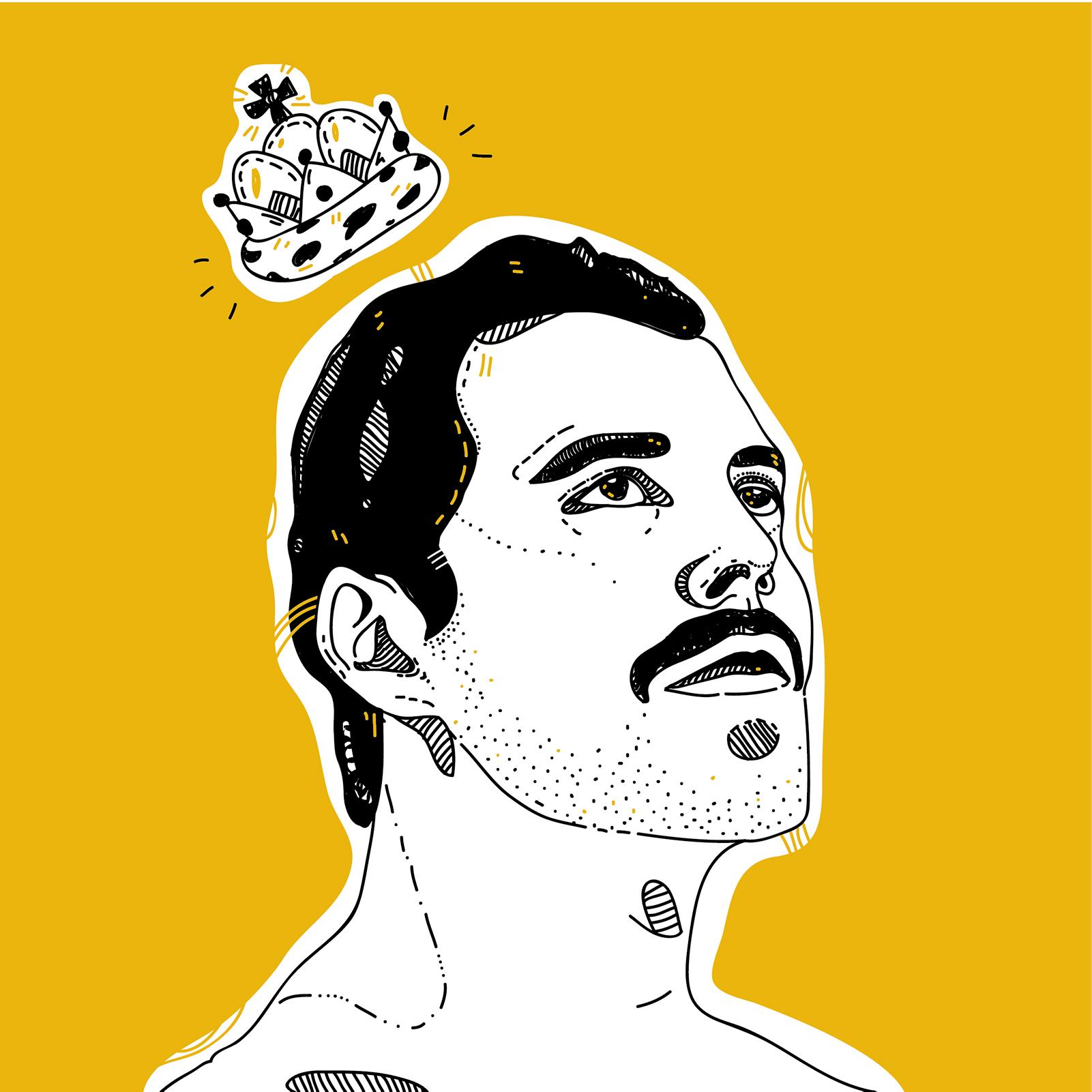 Freddie Mercury from Queen